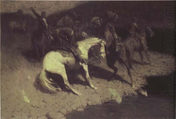 Fired on (mk43), Frederic Remington